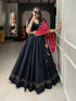 Beautiful Party Wear Traditional Gamthi Mirror Work Lehenga Choli D.No. 1604 - Anant Exports