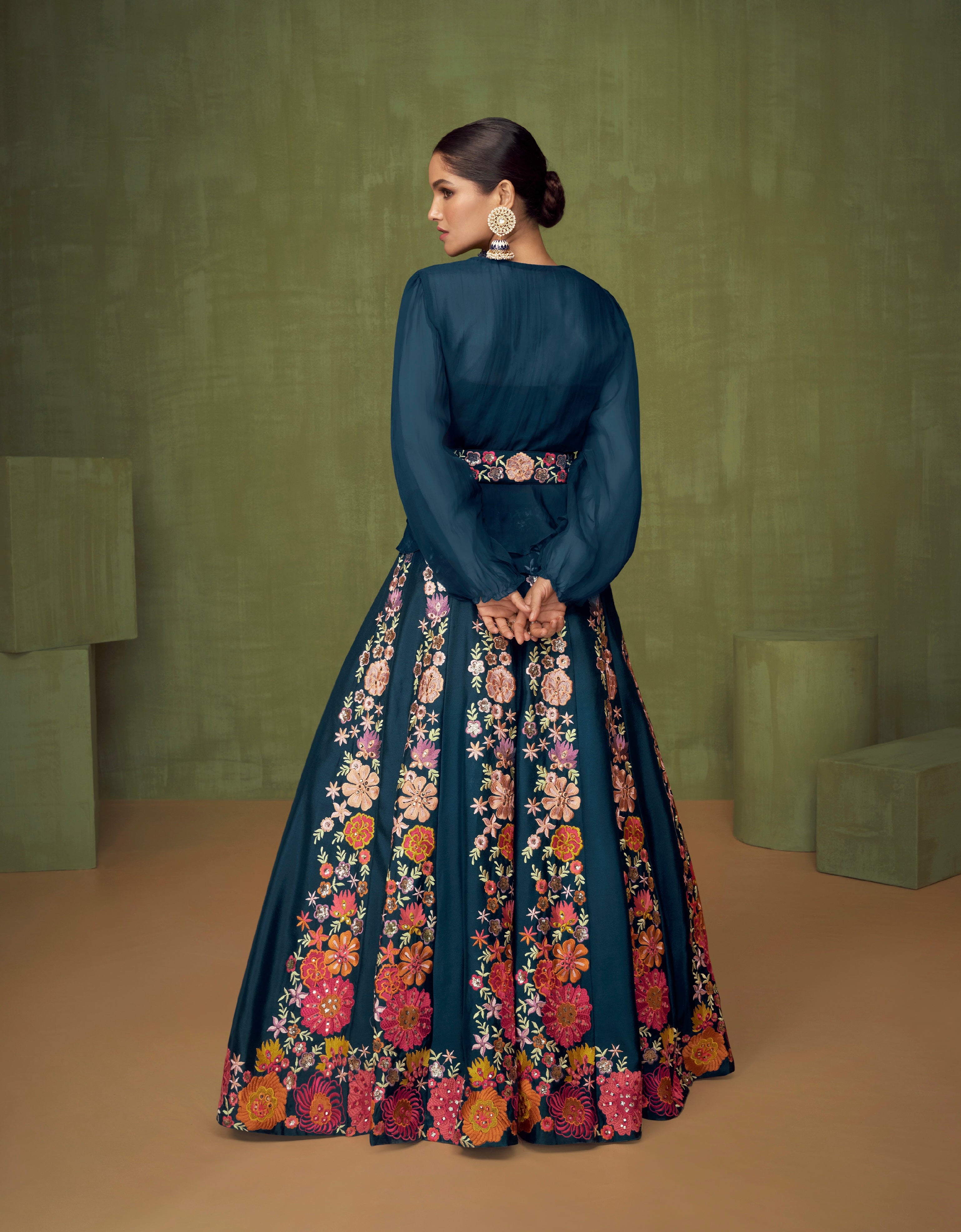 Designer party wear Anarkali suit

