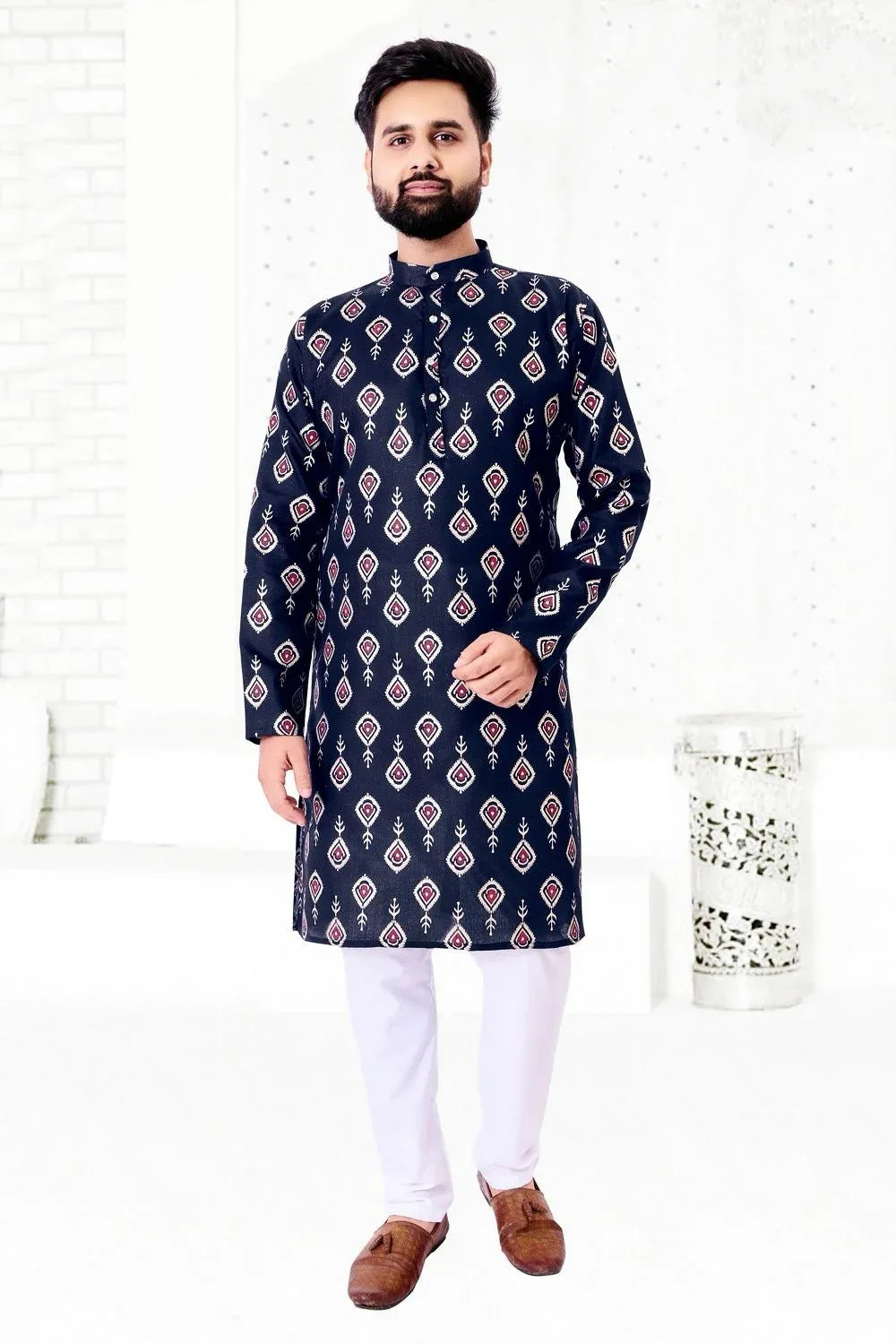 Party Wear Father and Son Combo Kurta Pyjama - Anant Exports