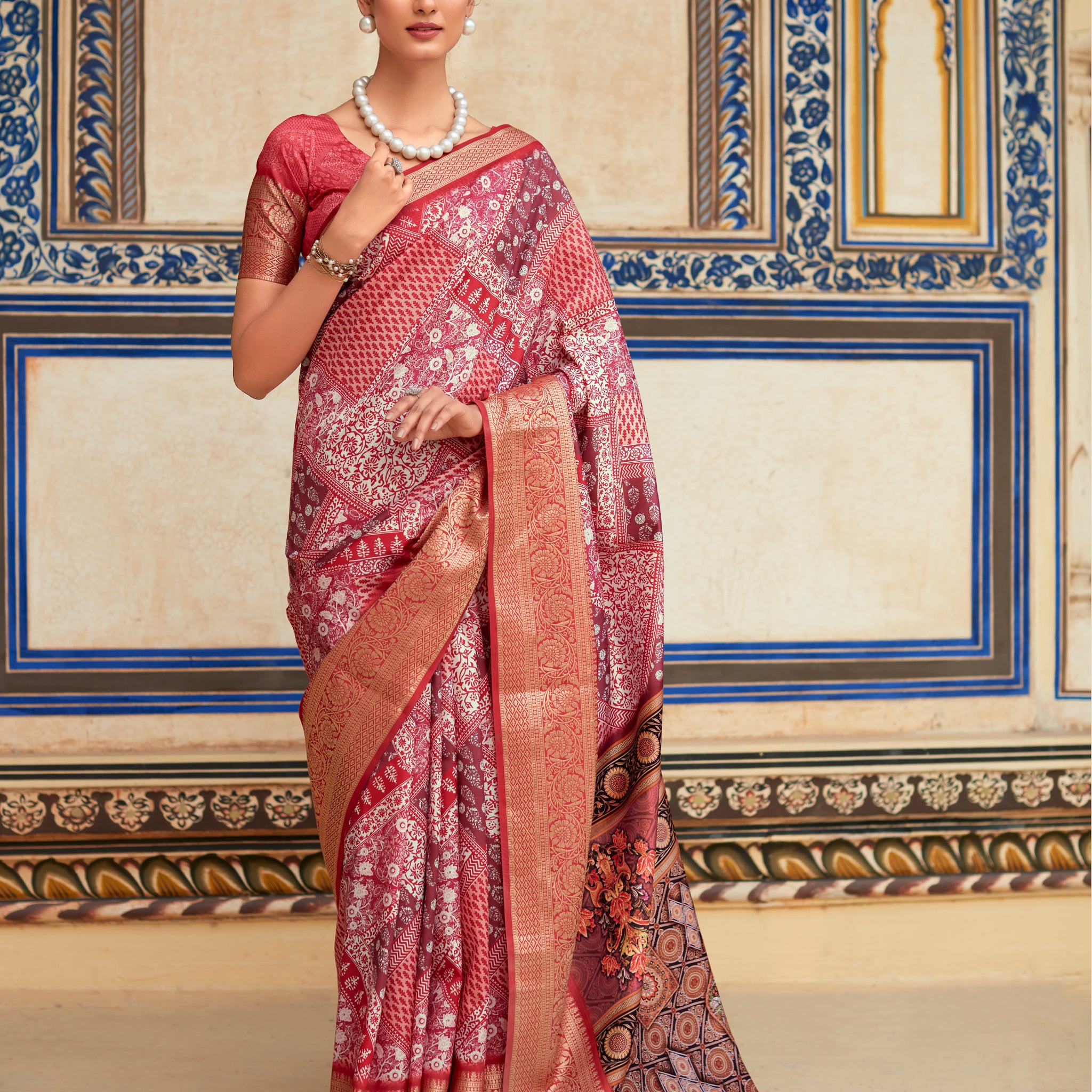 Exclusive Designer Occasion Wear Saree in Premium Dola Viscose