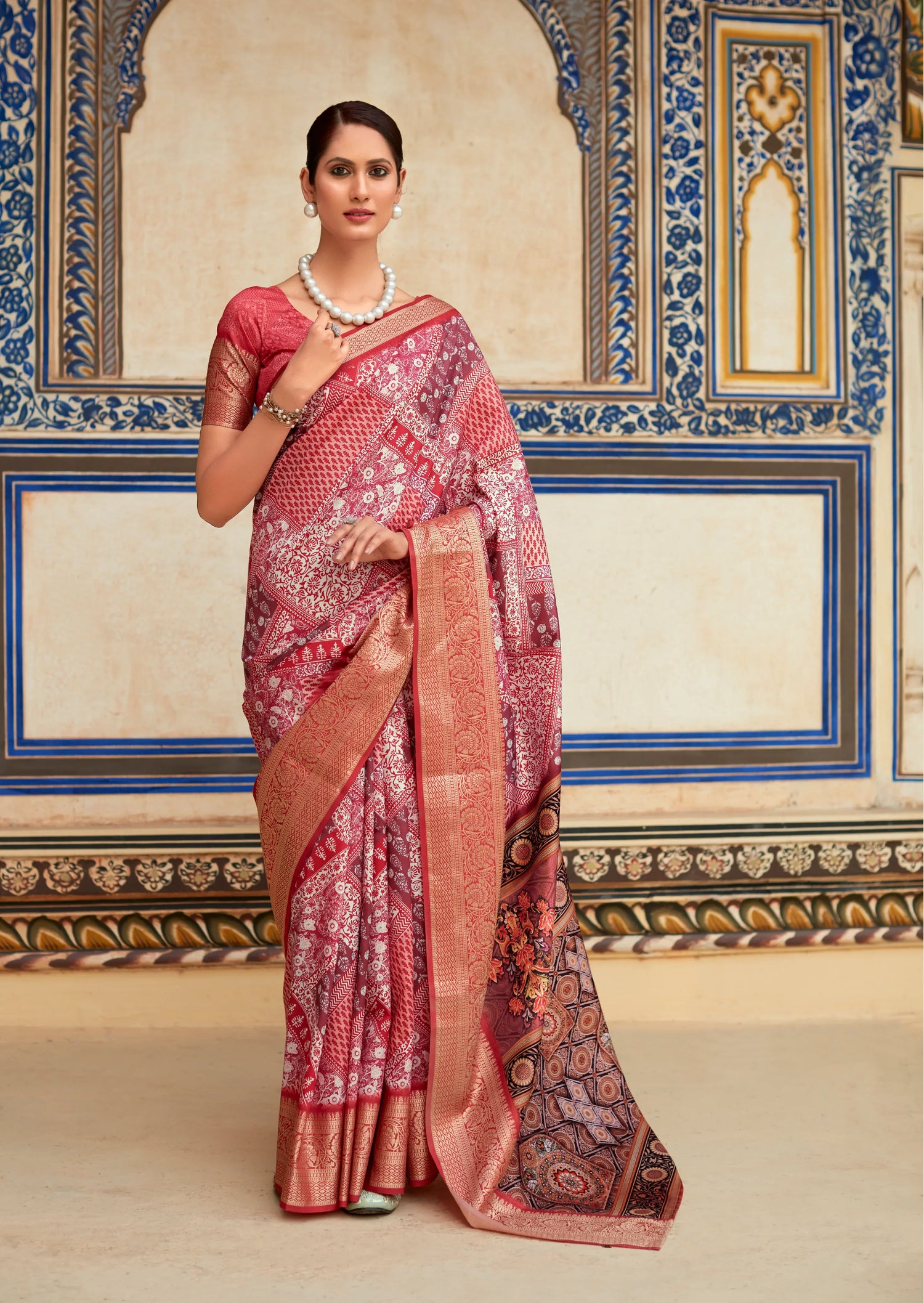 Exclusive Designer Occasion Wear Saree in Premium Dola Viscose