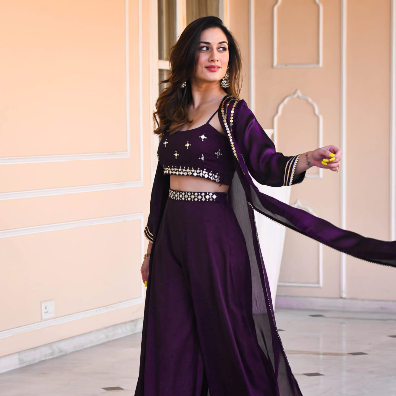 Designer Ethnic Wear Sharara Suit