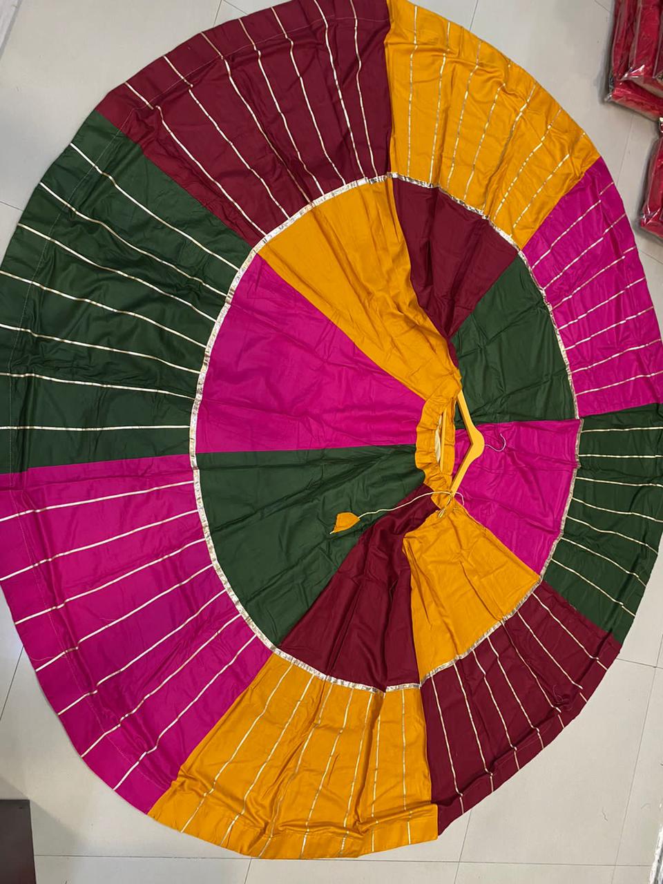 Party Wear Mutli Colour Reyon Lehenga Choli