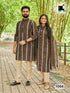 Occasion Special Couple combo of Kurta with Pajama & Kurti with Pants & Dupatta Dress - Anant Exports
