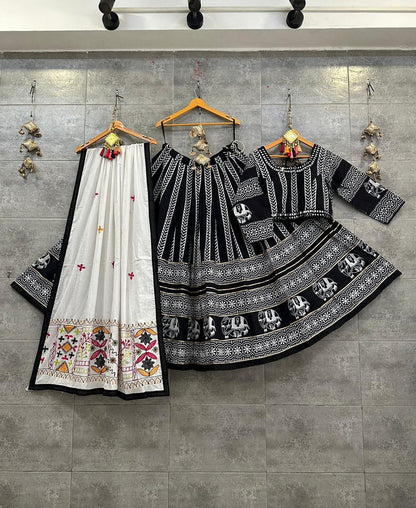 Party Wear Cotton Printed Lehenga Choli - Anant Exports