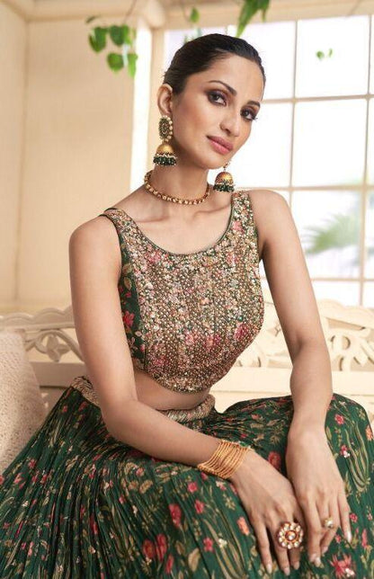 Sayuri Designer Rangoli Georgette Lehenga Choli D.no.5318