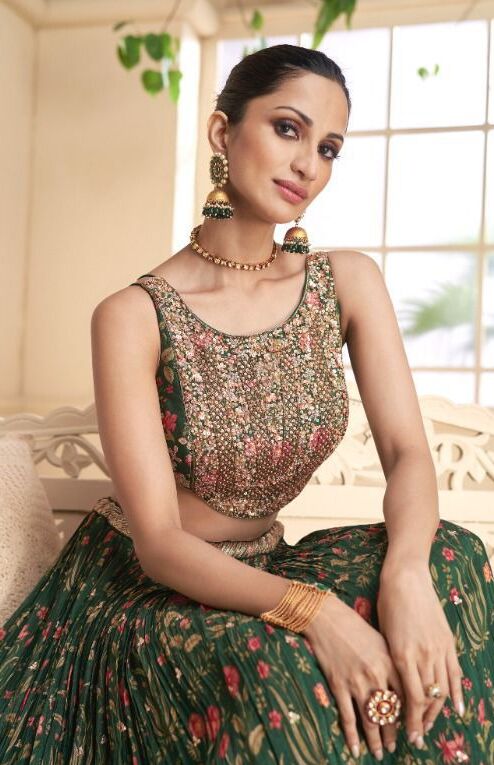 Sayuri Designer Rangoli Georgette Lehenga Choli D.no.5318