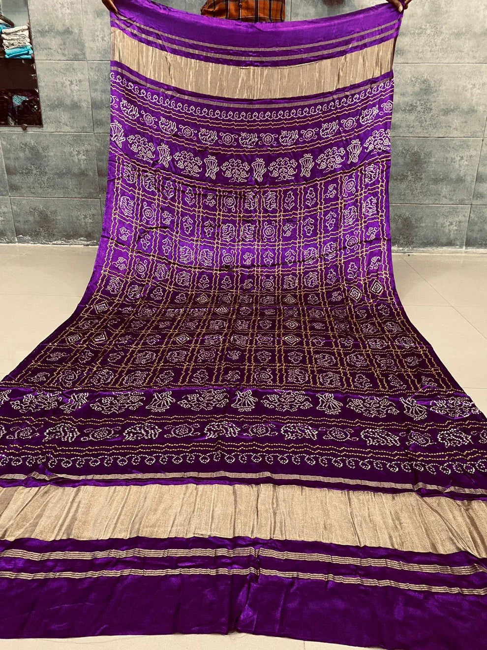 Designer Digital Print Gaji Modal Silk Duptta - Anant Exports