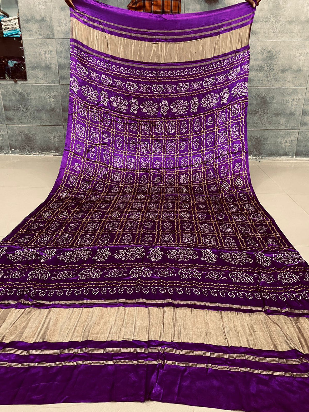 Designer Digital Print Gaji Modal Silk Duptta