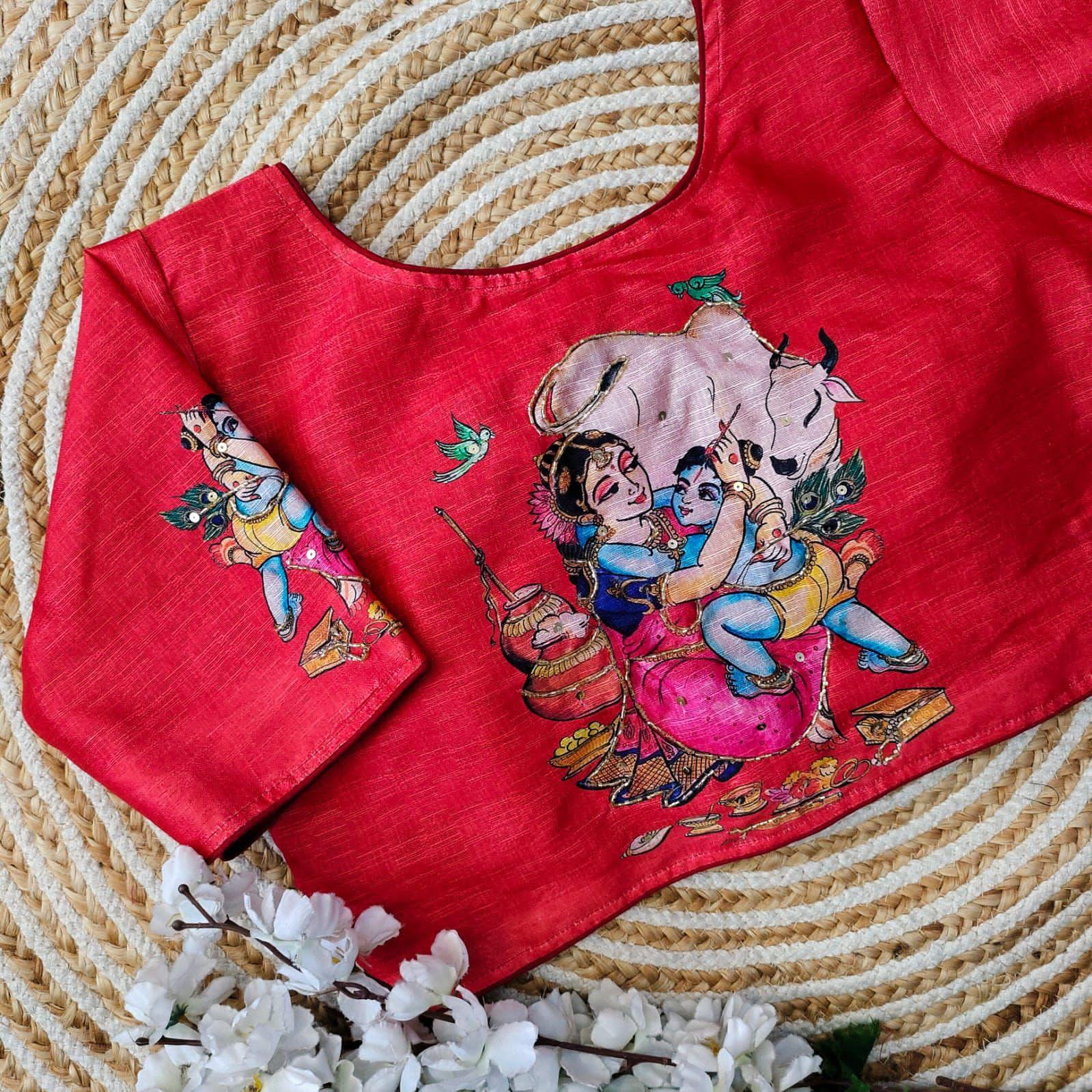 Beautiful Handcrafted all over Blouse - Anant Exports