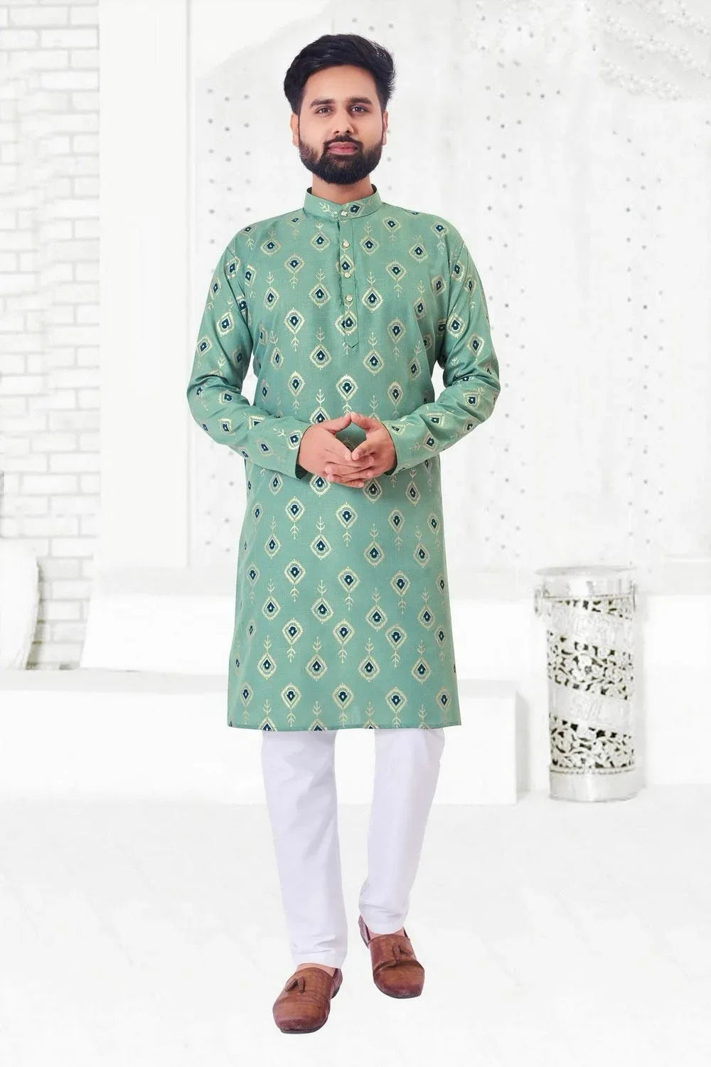 Party Wear Father and Son Combo Kurta Pyjama - Anant Exports