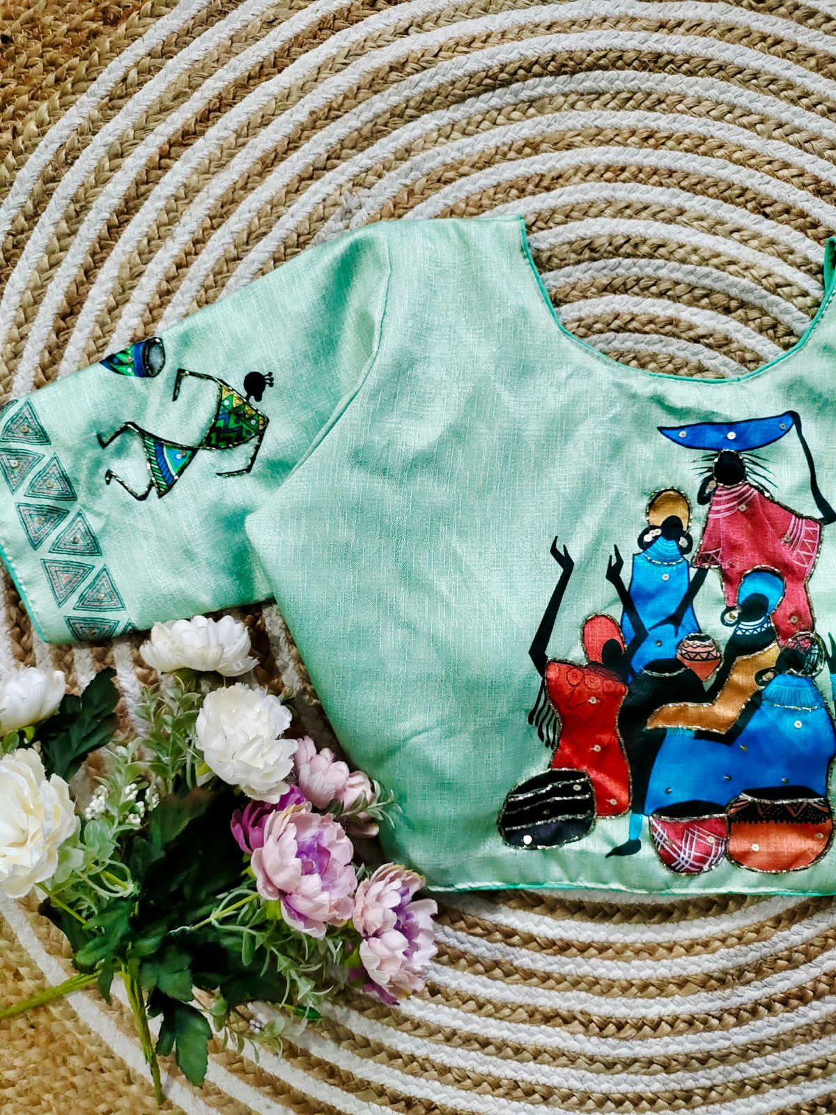Beautiful Designer Decent Print Blouse - Anant Exports