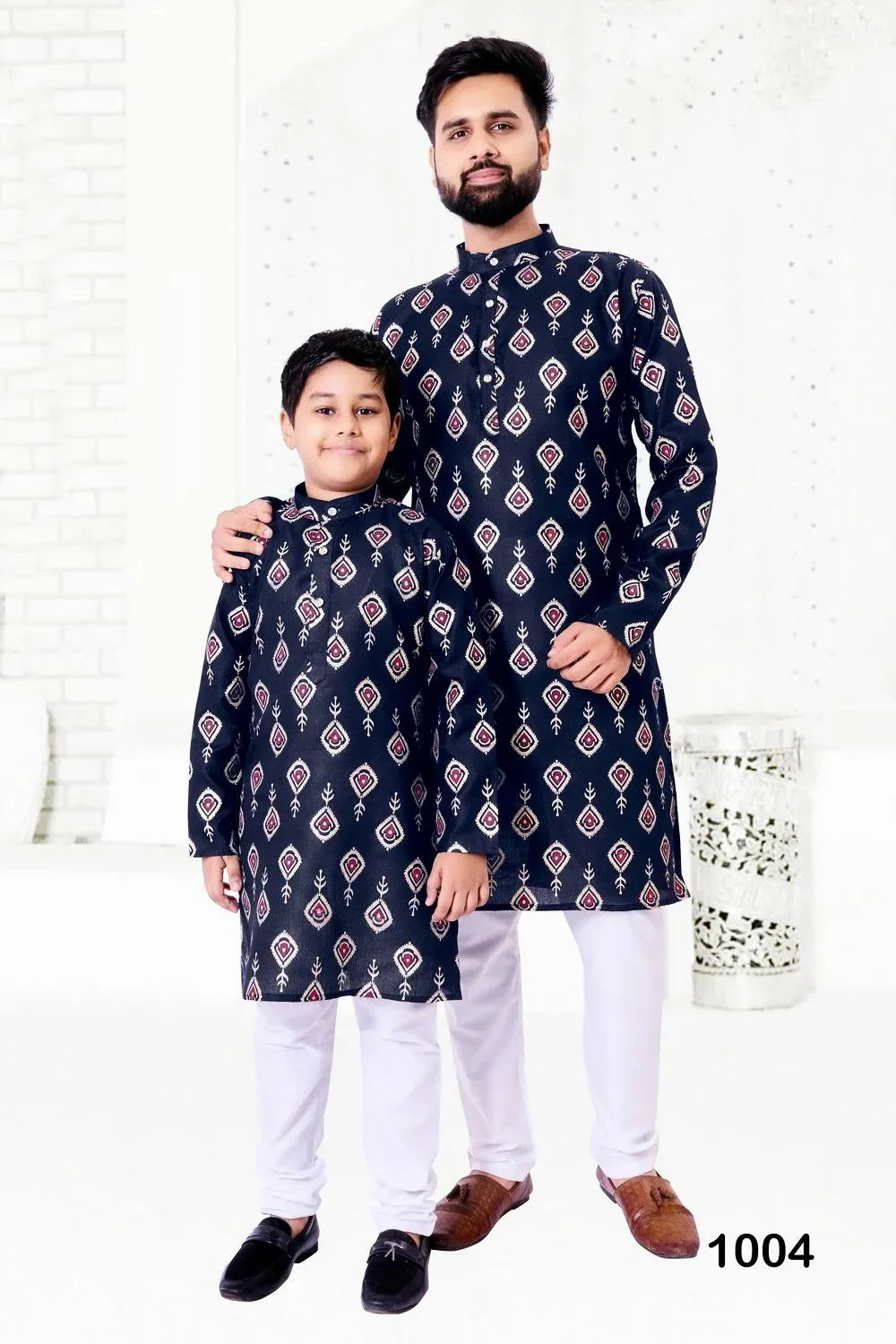 Party Wear Father and Son Combo Kurta Pyjama - Anant Exports