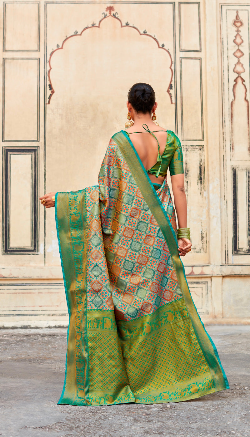 Beautiful Designer Occasion Wear Pure Pattu Silk With Full Zari Weaving Saree