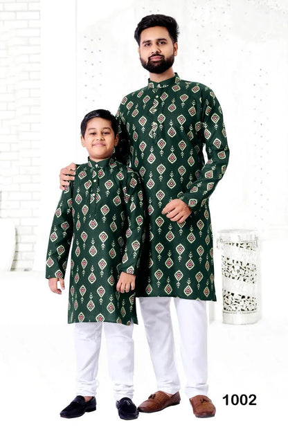 Party Wear Father and Son Combo Kurta Pyjama - Anant Exports