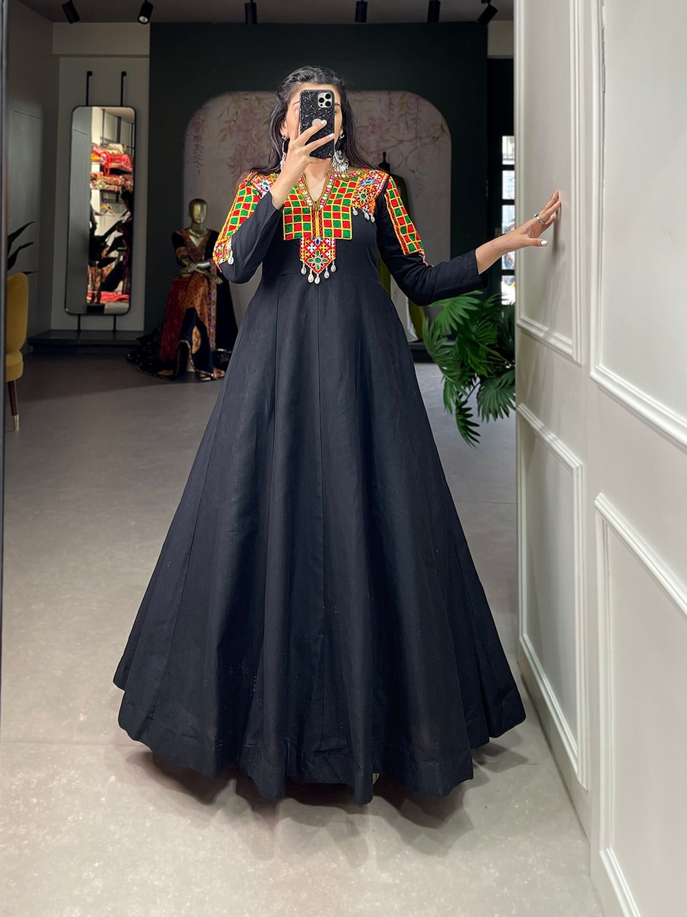 Navratri Long Gown Dress Cutting Navratri Special Traditional