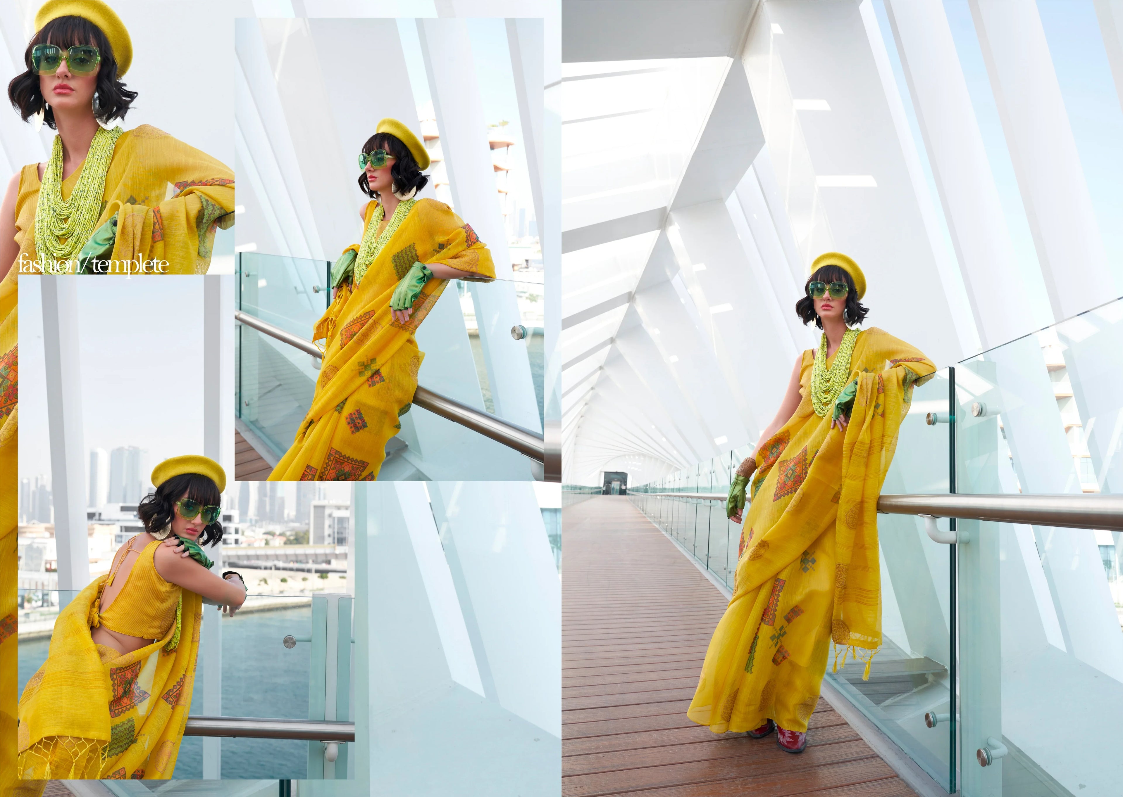 Beautiful Designer Silk Printed Handloom Zari Tissue Saree