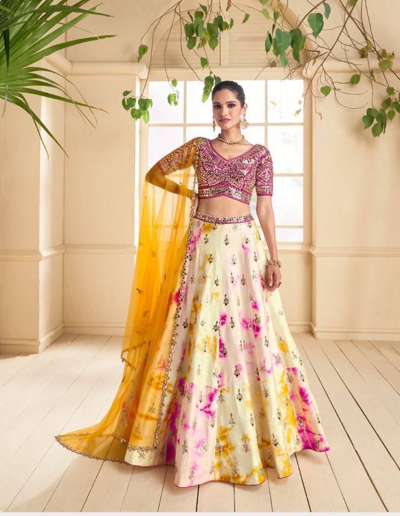 Sayuri Designer Rangoli Georgette Lehenga Choli D.no.5317