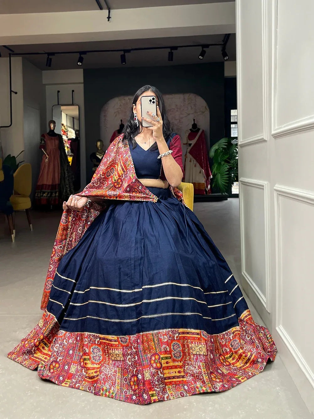 Trending Navaratri Lehenga Choli Collection dno 1655 - Anant Exports