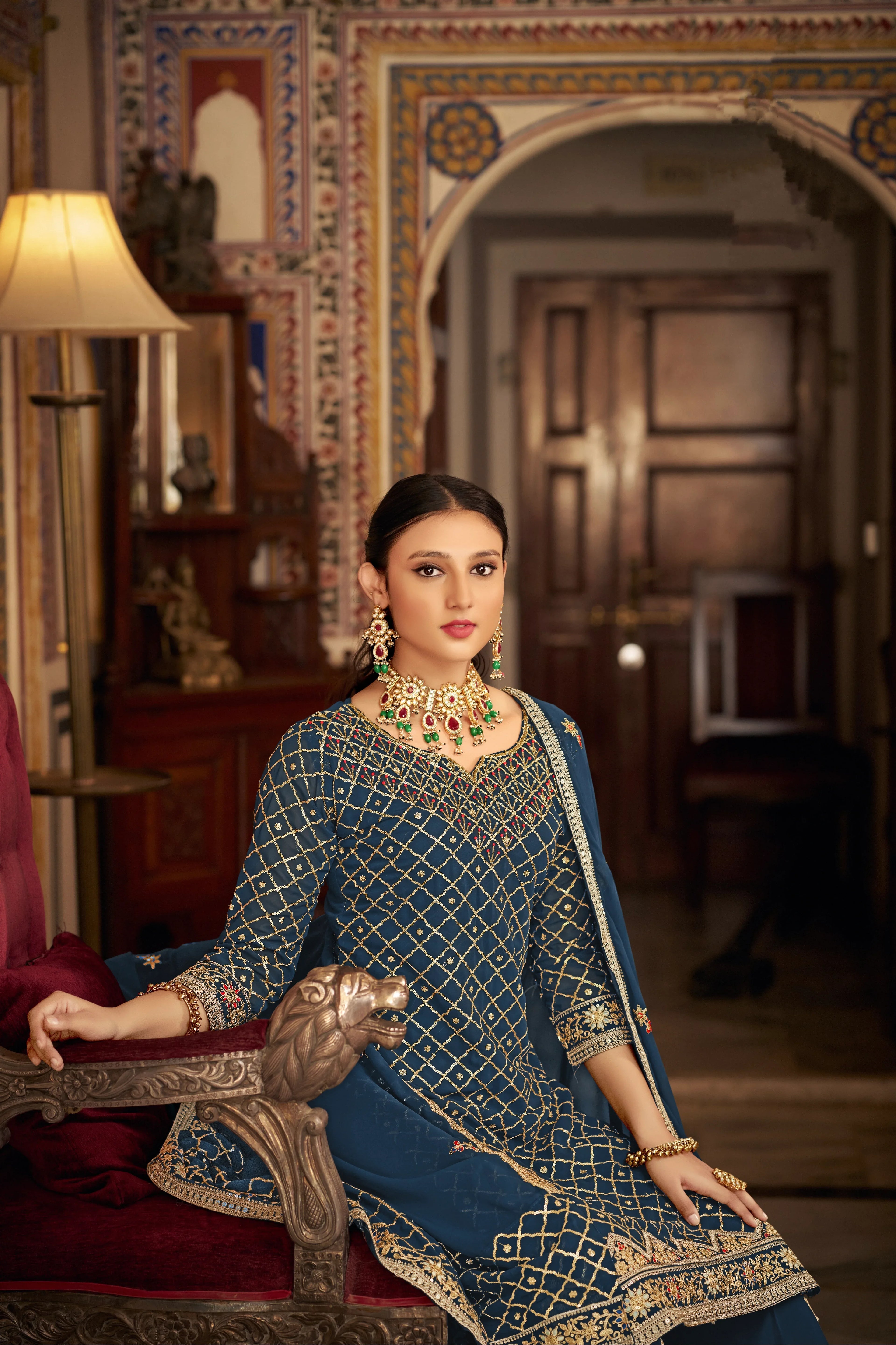 Designer Wedding Wear Latest Punjabi Style Salwar Suit