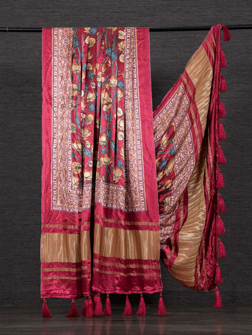 Beautiful Designer Pure Gaji Silk Wedding Duppatta - Anant Exports