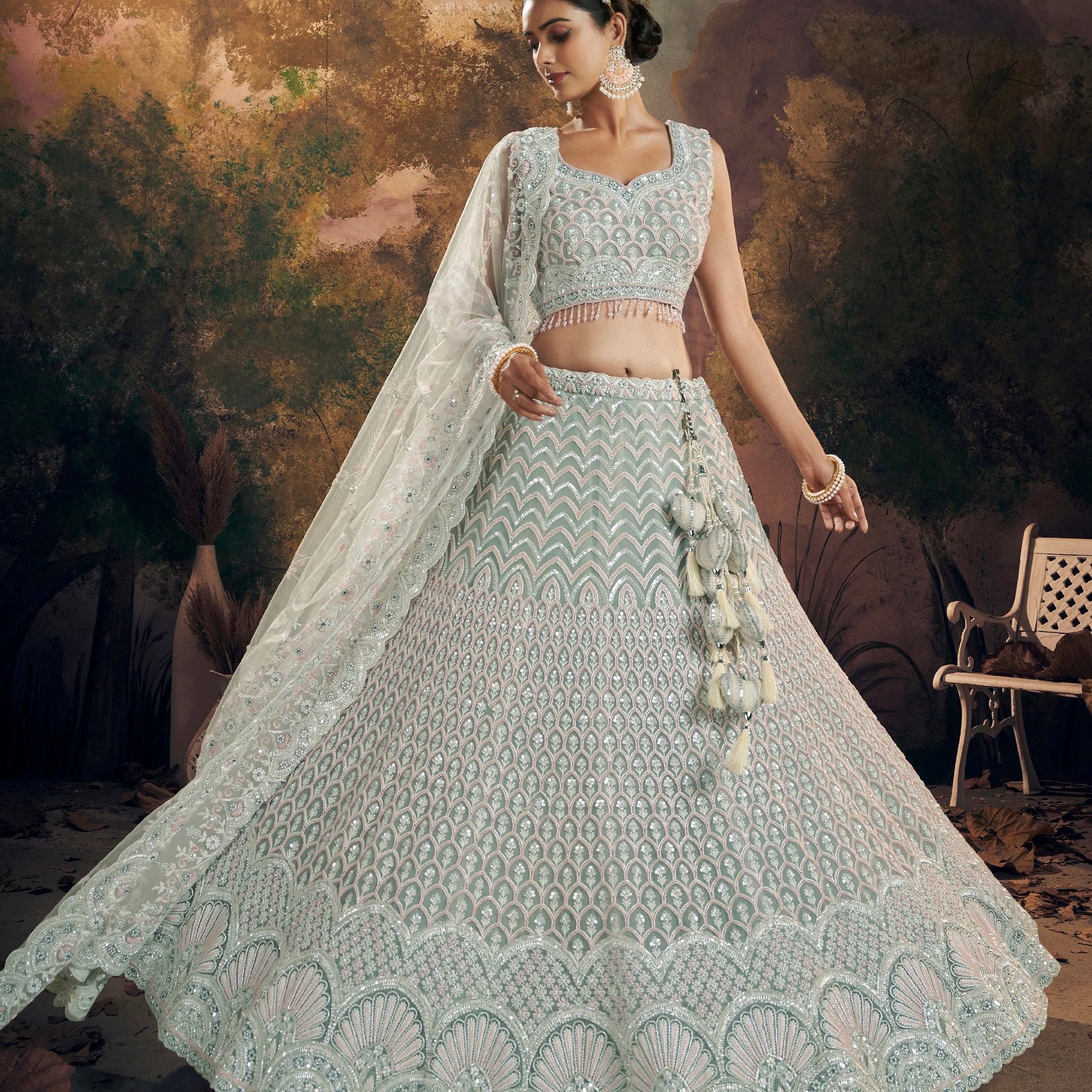 Beautiful Designer Wedding Wear Latest Bridal Lehenga Choli