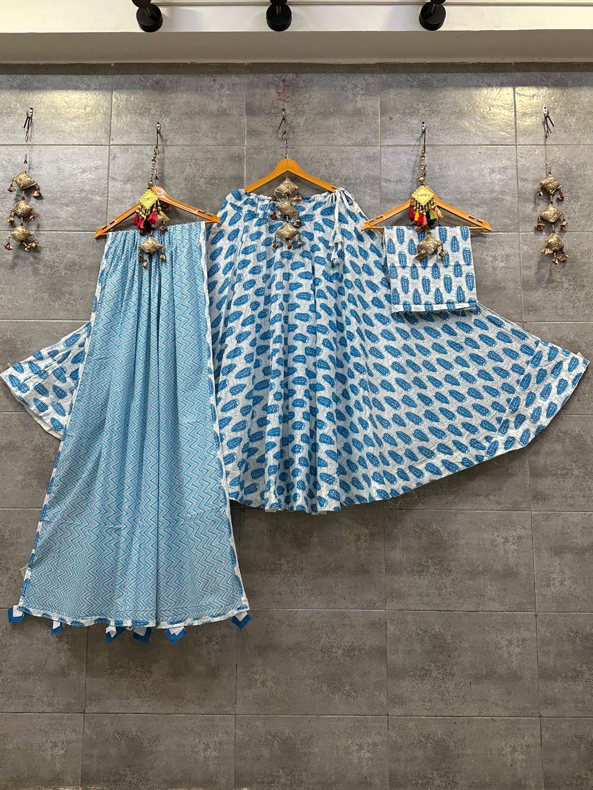Beautiful Designer Cotton Lehenga Choli - Anant Exports