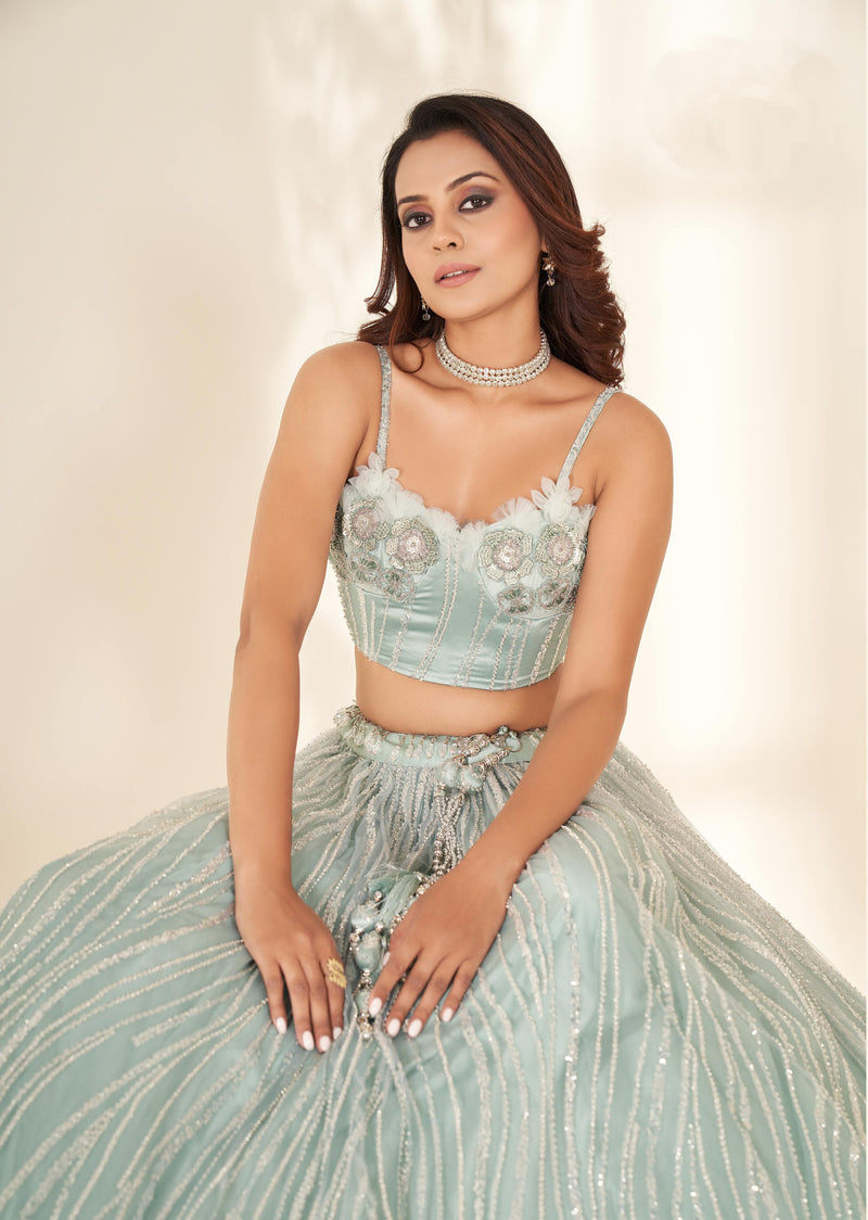 Beautiful Designer Occasion Wear Latest Handwork Lehenga Choli