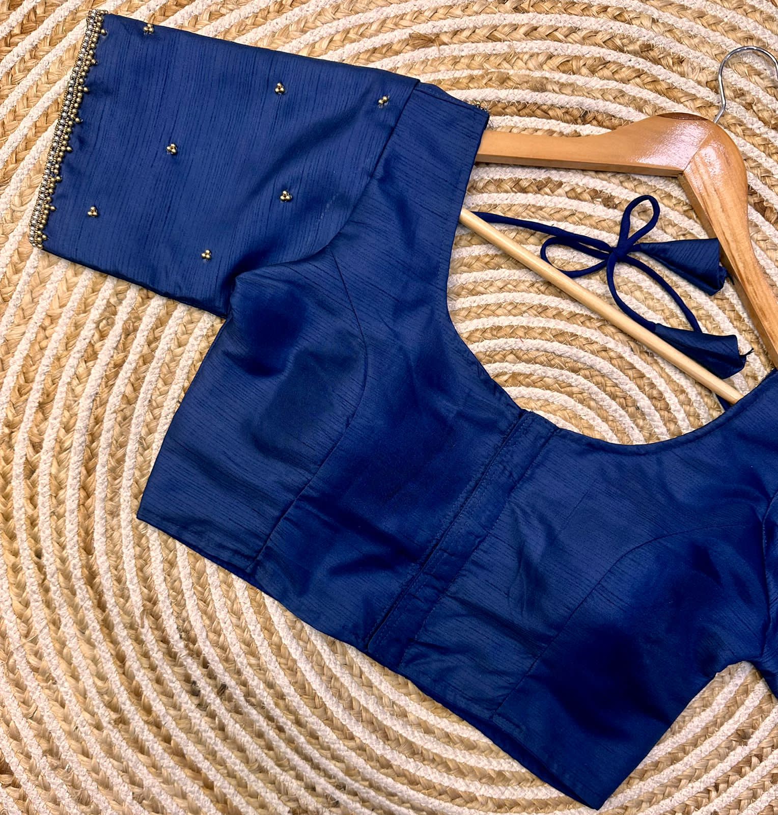 Beautiful Designer Golden Handcrafted Blouse