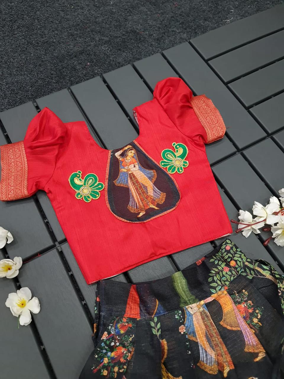 Navratri Traditional Kid's Lehenga Choli