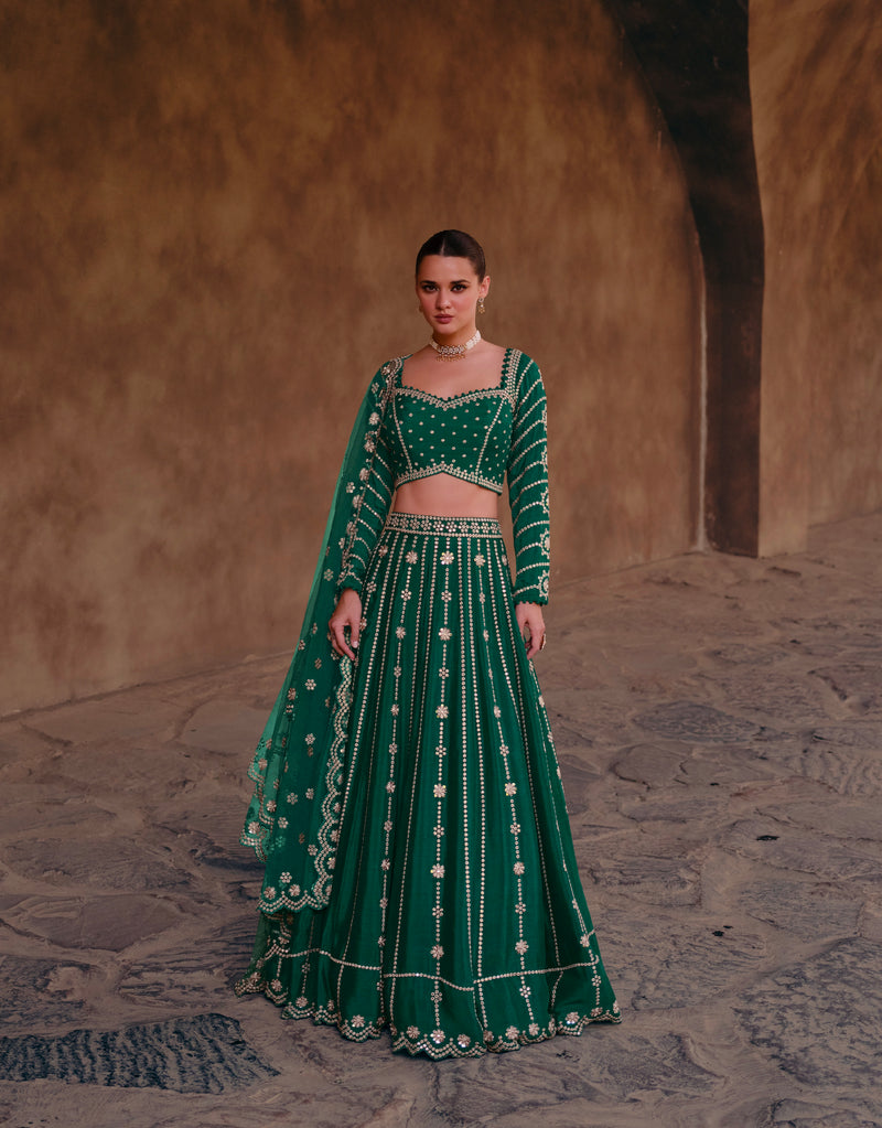 Beautiful Designer Wedding Wear Latest Lehenga Choli
