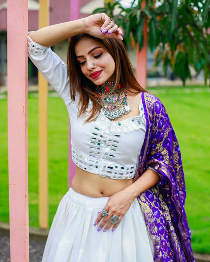 Party Wear Cotton Lehenga Choli