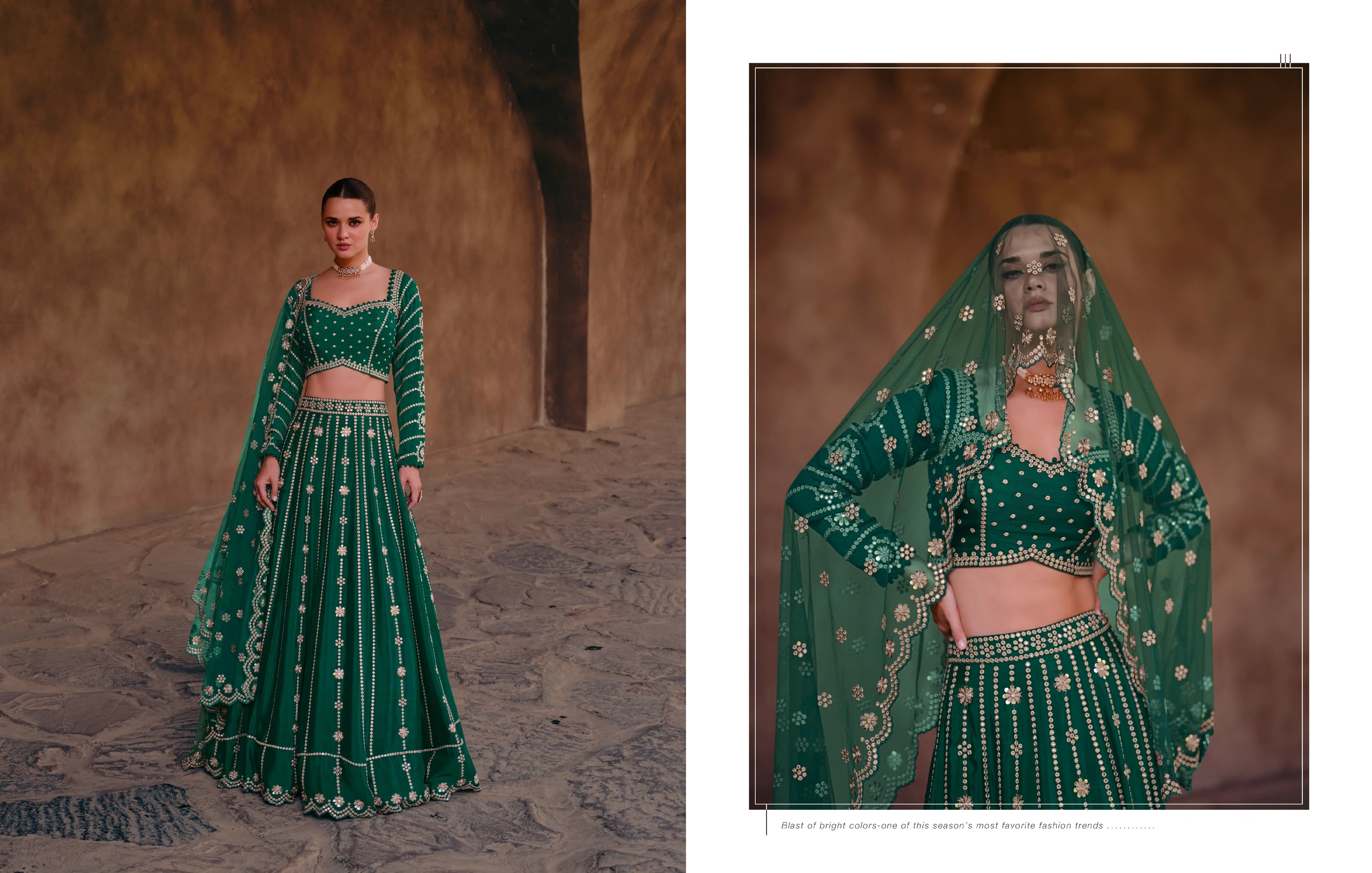 Beautiful Designer Wedding Wear Latest Lehenga Choli