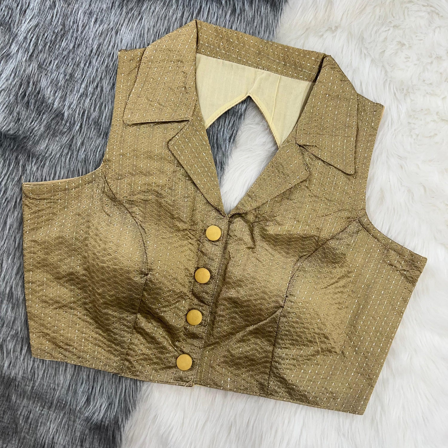 Part Wear New Shirt Collar Blouse - Anant Exports