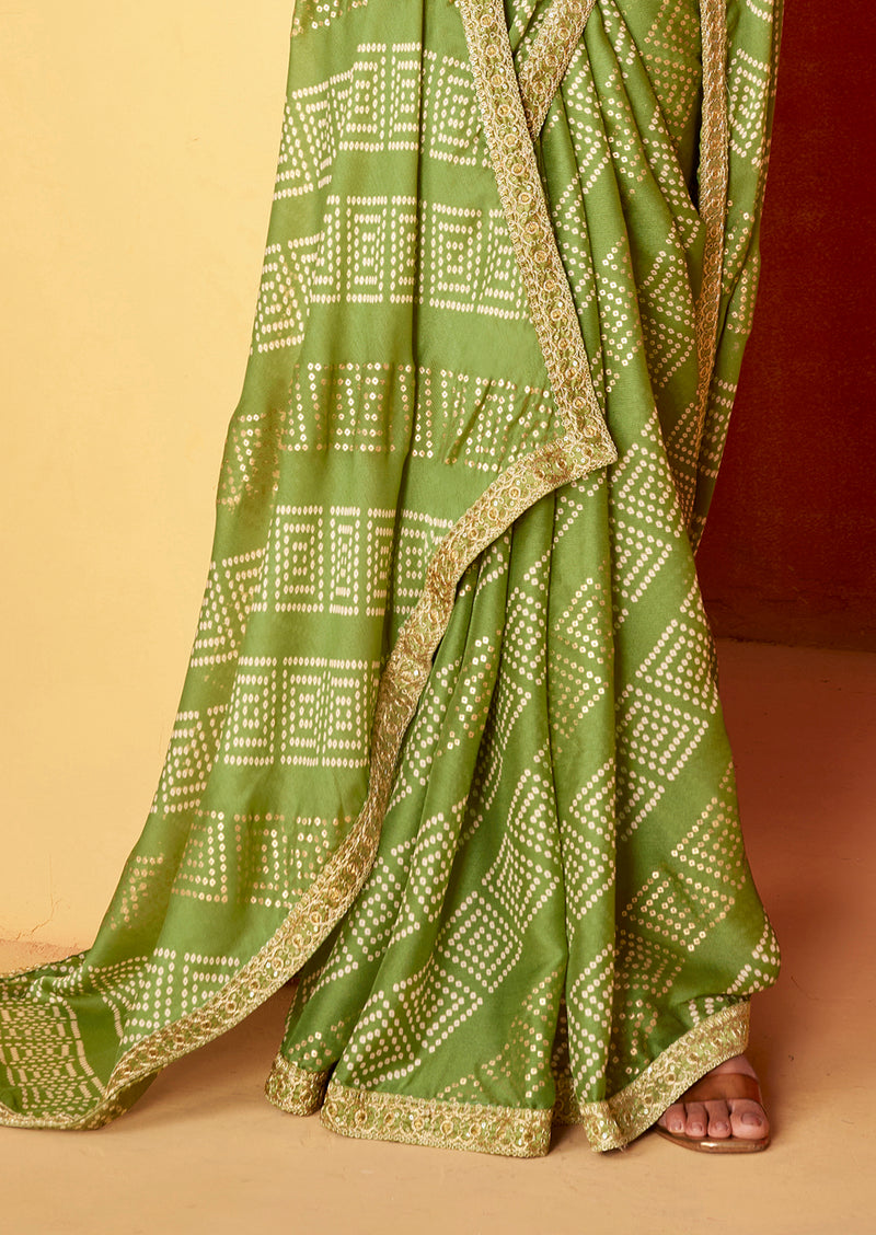 Beautiful Designer Occasion Wear Pure Chiffon Saree