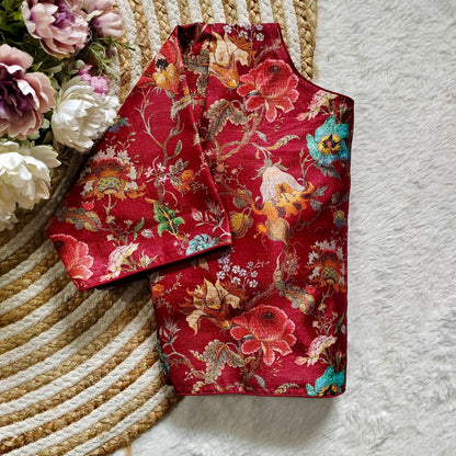 Beautiful Designer Decent Print Blouse - Anant Exports