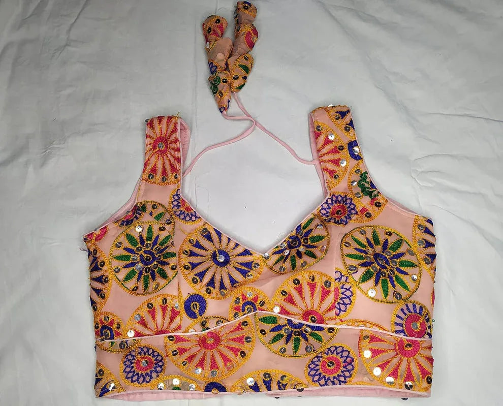Navratri Fancy Deep Neck Party Wear Blouse - Anant Exports