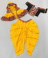 Kids Traditional Classy Dhoti, Kedia Blouse and Kedia with Cap Navratri Dress - Anant Exports