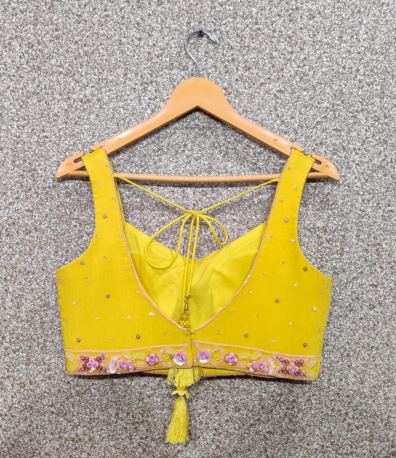 Beautiful Bridal Wedding Special for Haldi Lehenga Choli - Anant Exports