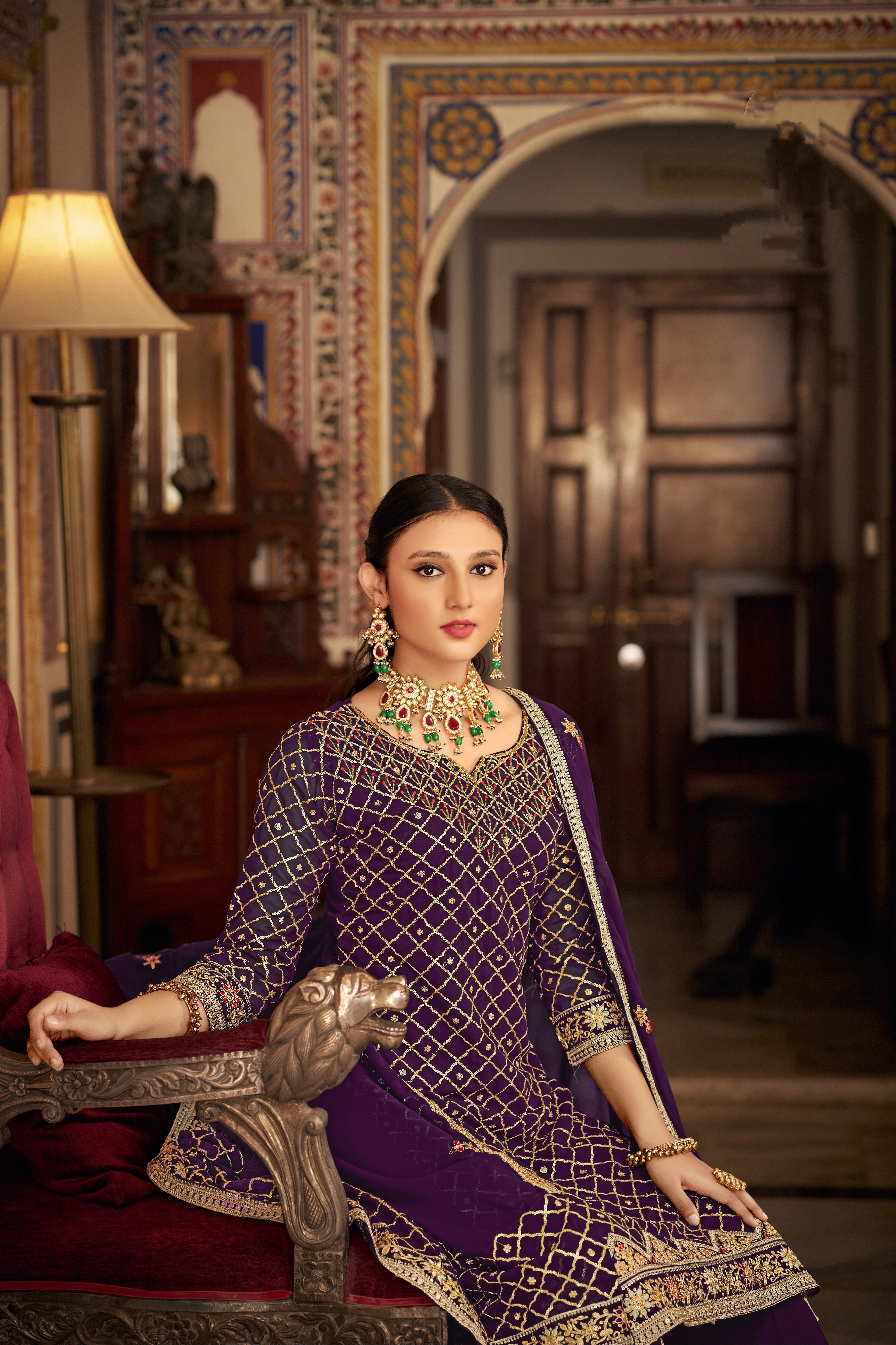 Designer Wedding Wear Latest Punjabi Style Salwar Suit