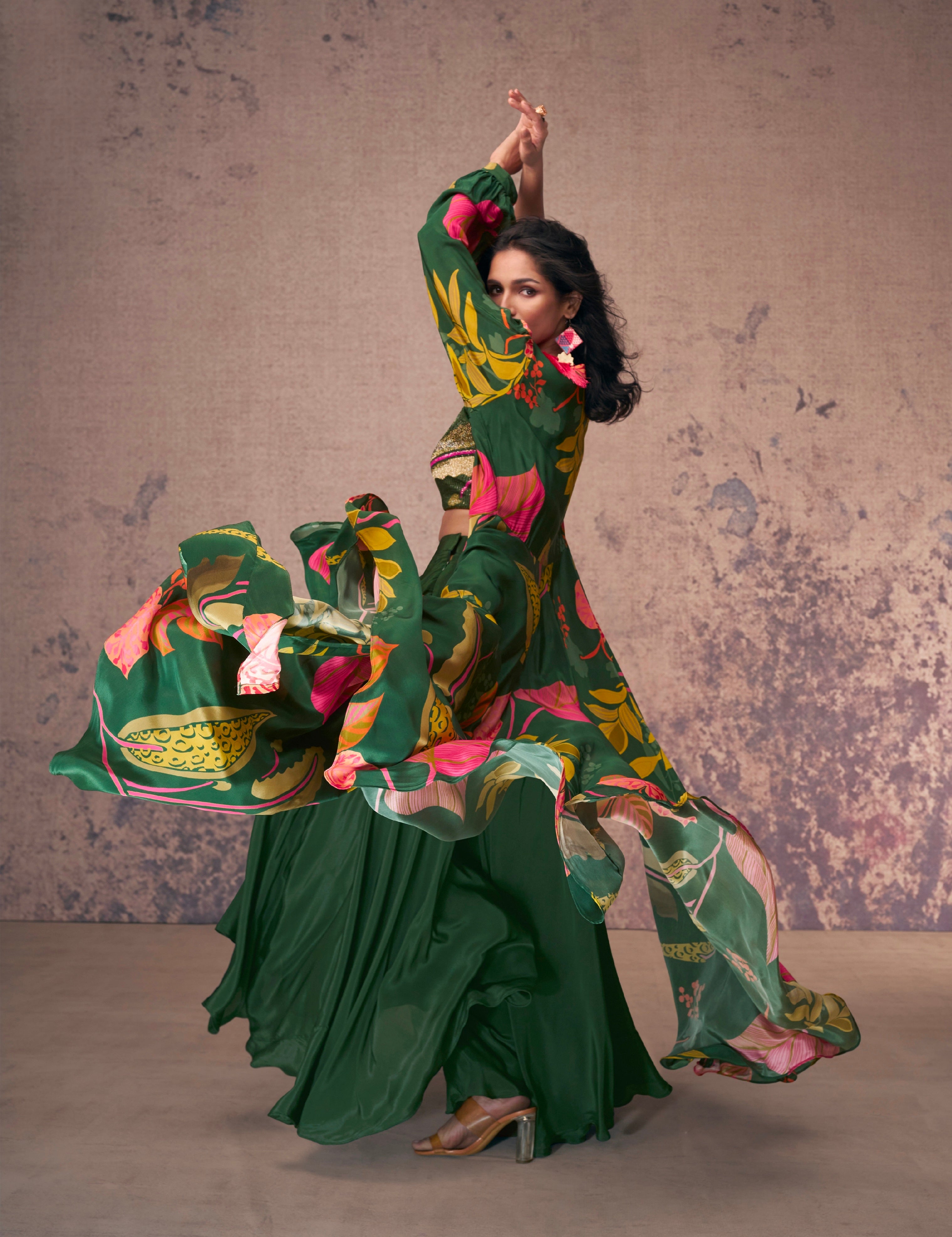 Beautiful Designer Occasion Wear Indo Western Dress