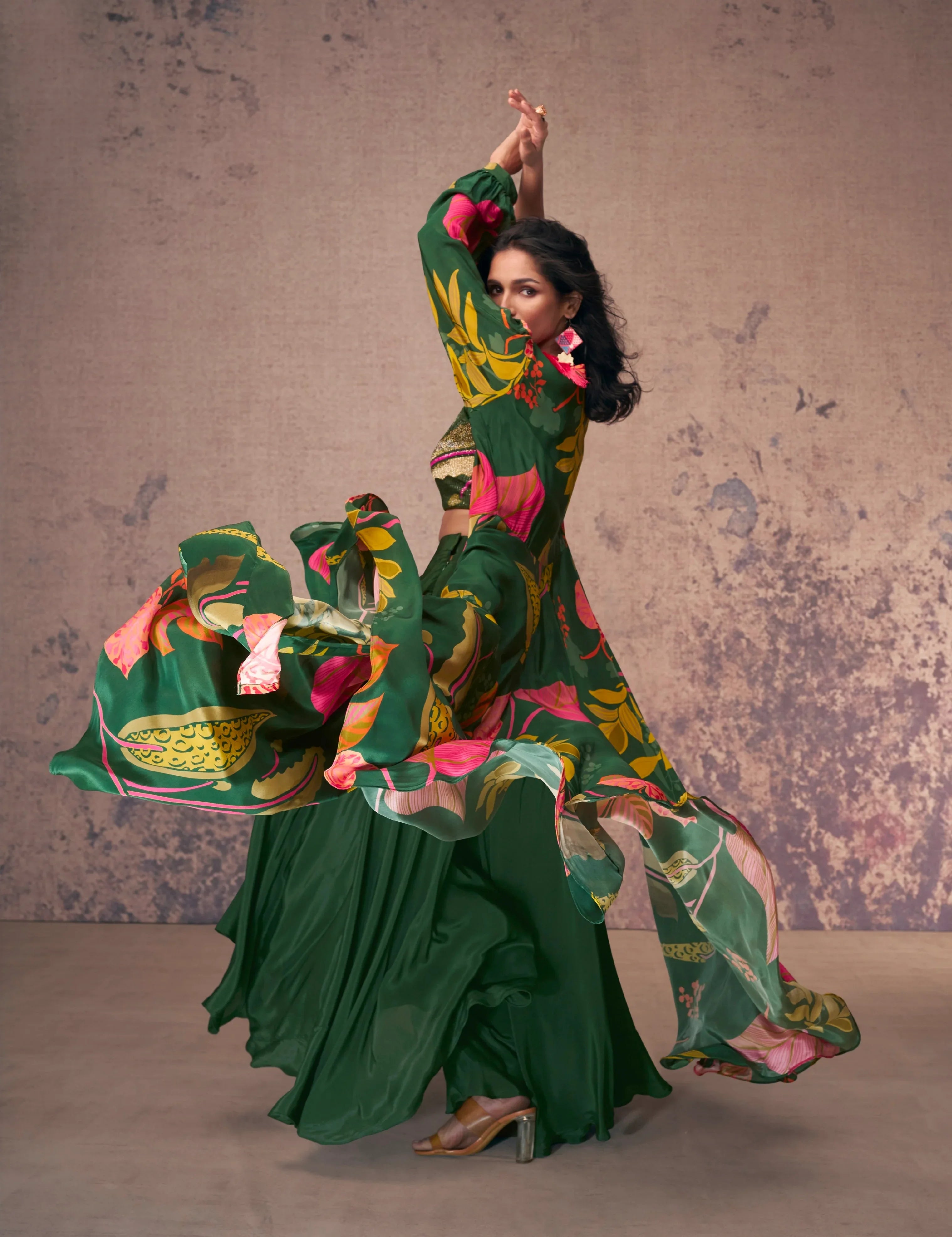 Beautiful Designer Occasion Wear Indo Western Dress 