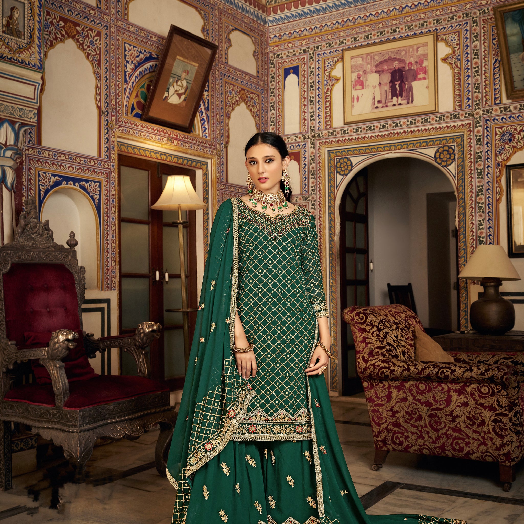 Designer Wedding Wear Latest Punjabi Style Salwar Suit