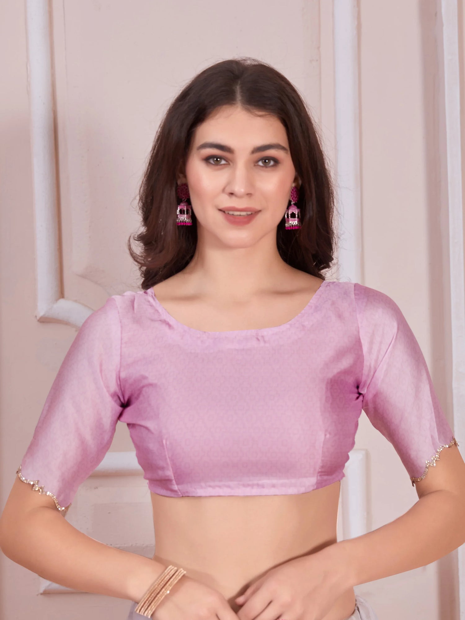 Beautiful Designer Casual Wear Pure Satin Georgette Saree