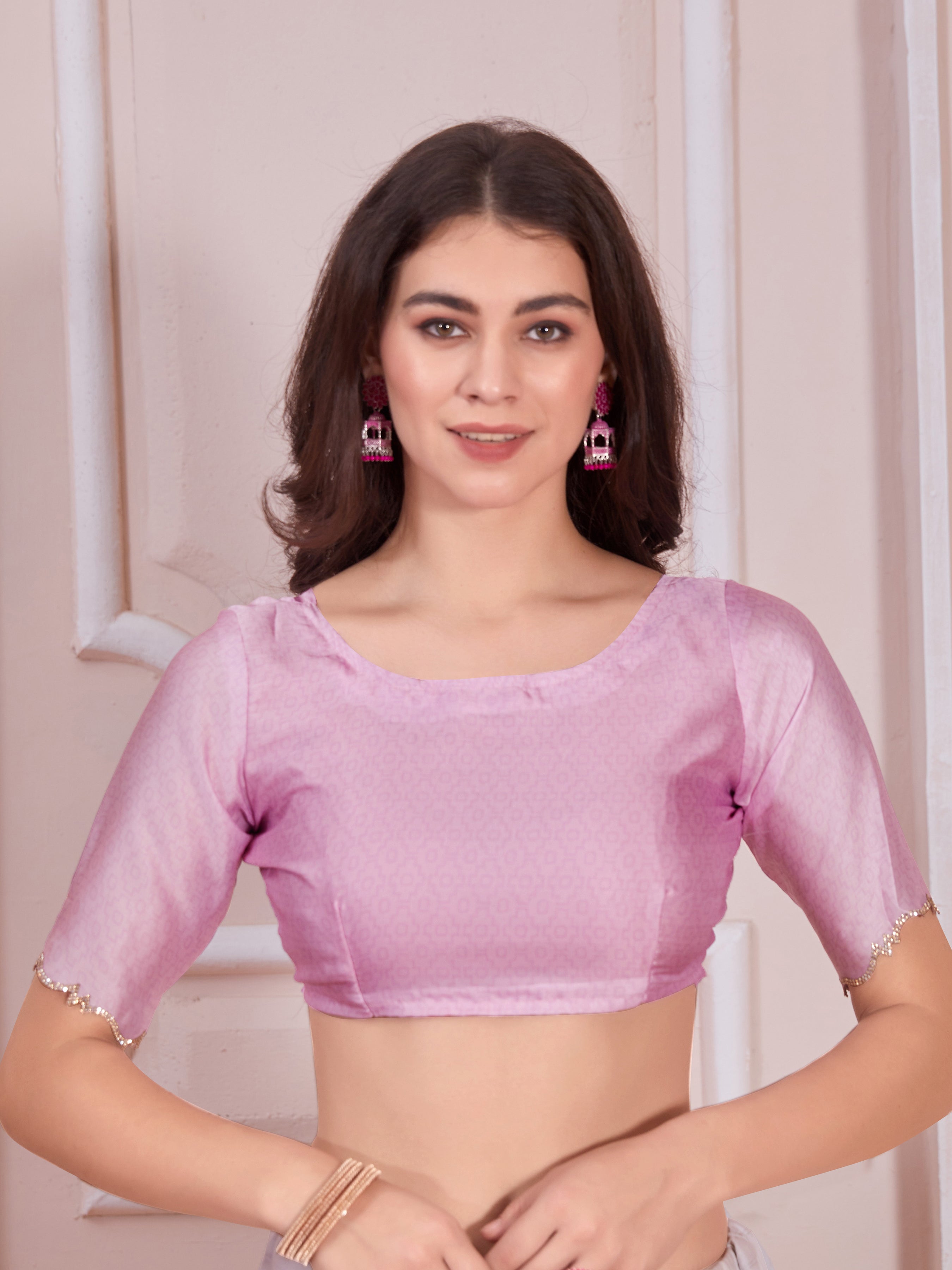 Beautiful Designer Casual Wear Pure Satin Georgette Saree