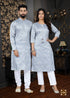 Occasion Special Couple Combo of Kurta with Payjama and Kurti with Pants - Anant Exports