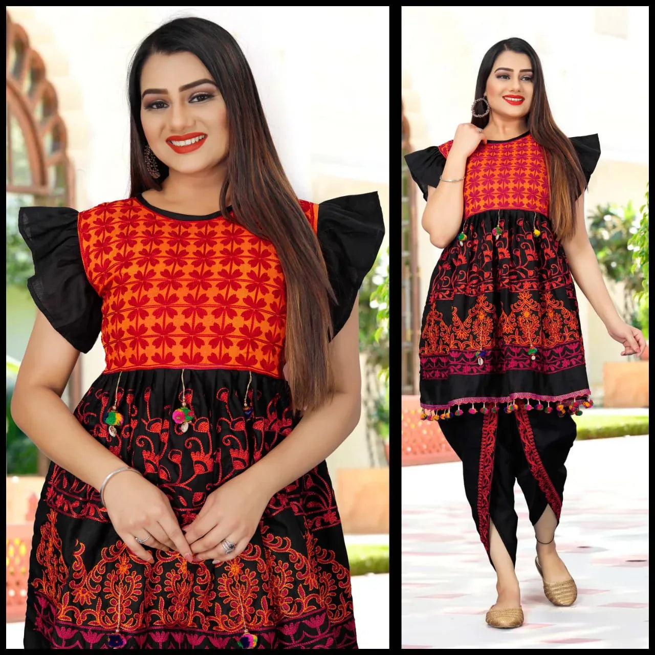 Beautiful Traditional Garba khediya Dress - Anant Exports
