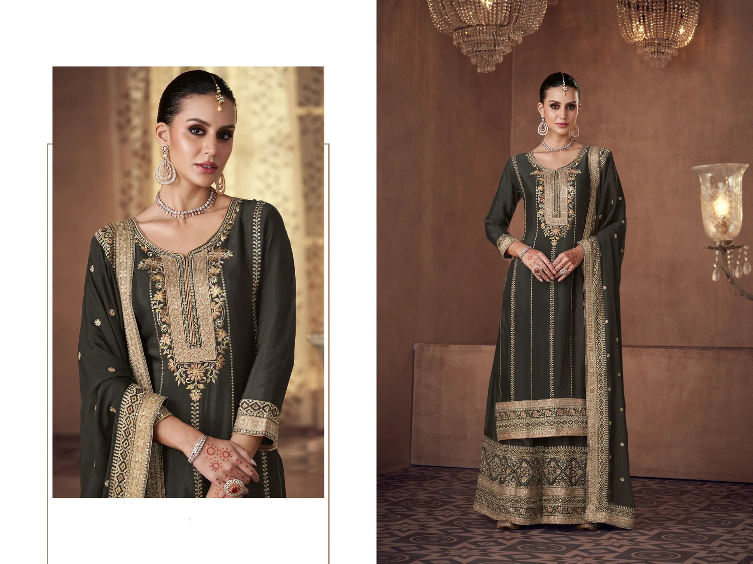 Beautiful Designer Occasion Wear Latest Anarkali Style Salwar Suit