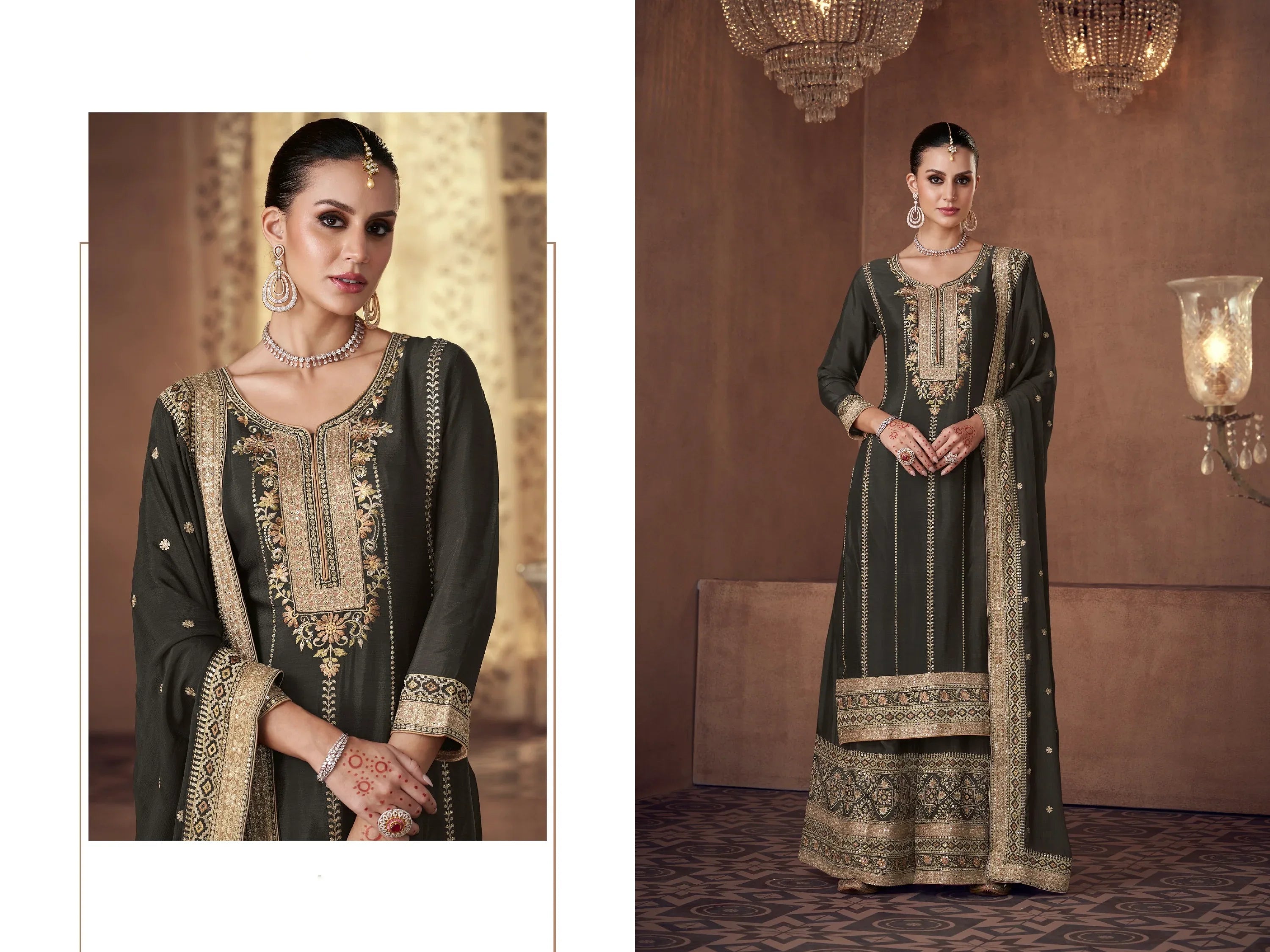 Beautiful Designer Occasion Wear Latest Anarkali Style Salwar Suit