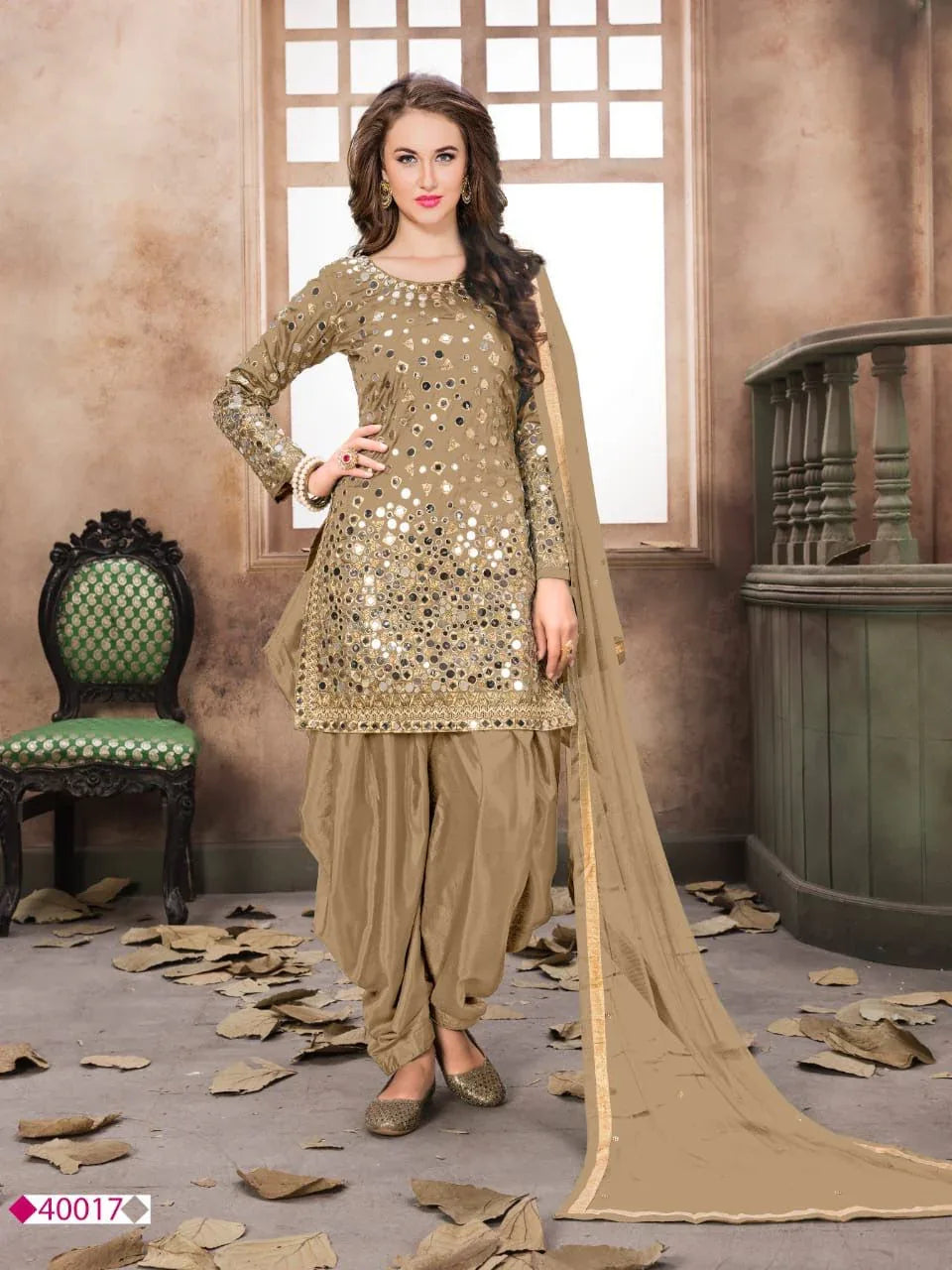Aanaya 40000 Series Tapeta Silk Designer Punjabi Suit - Anant Exports